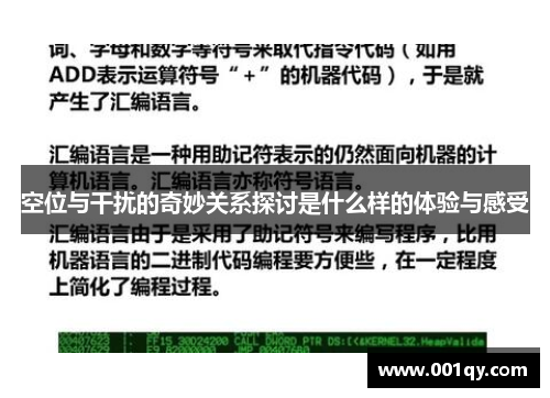 空位与干扰的奇妙关系探讨是什么样的体验与感受